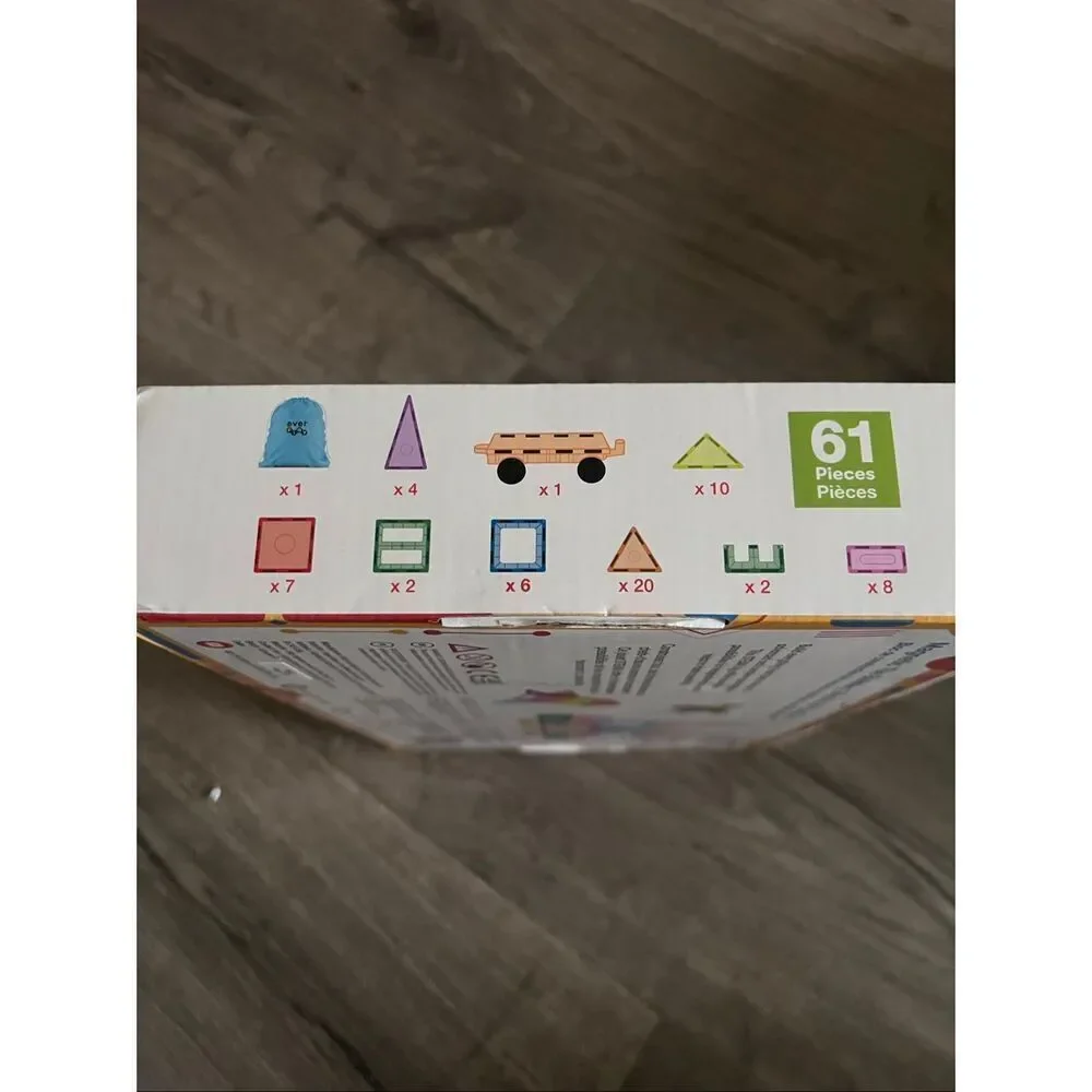 EverPlay 61-Piece Magnetic Building Blocks Se